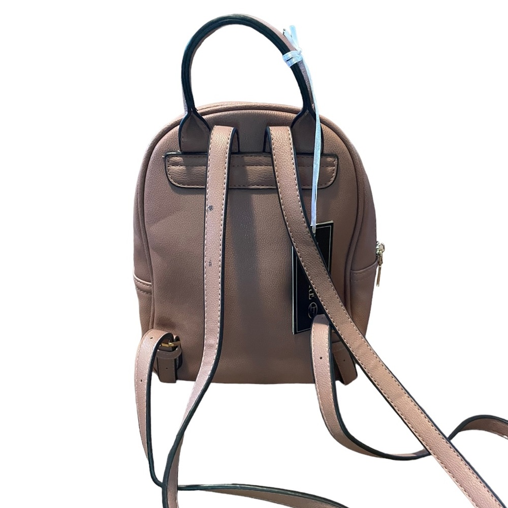 Pink Leather Backpack - Picture 2 of 4